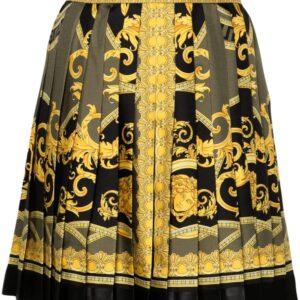 Versace  La Coupe des Dieux silk pleated skirt