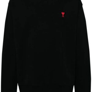 AMI Paris embroidered logo cotton sweatshirt