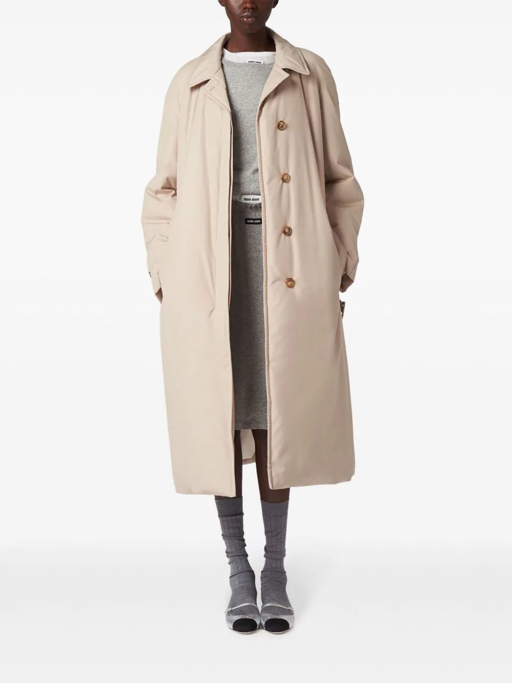 Miu Miu Ribbed jersey skirt - Image 2