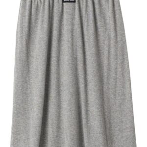 Miu Miu  Ribbed jersey skirt