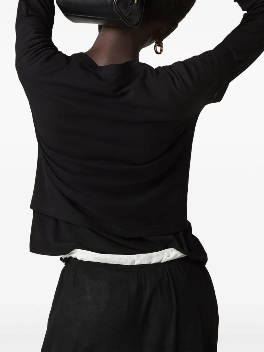 Miu Miu logo-embroidered T-shirt - Image 4