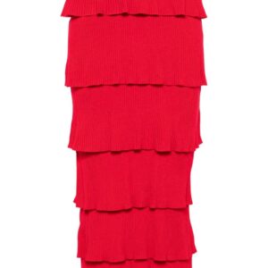 Moschino  tiered midi skirt