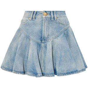 Balmain  denim mini skirt