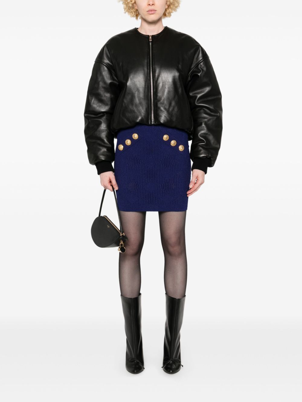 Balmain knitted mini skirt - Image 2