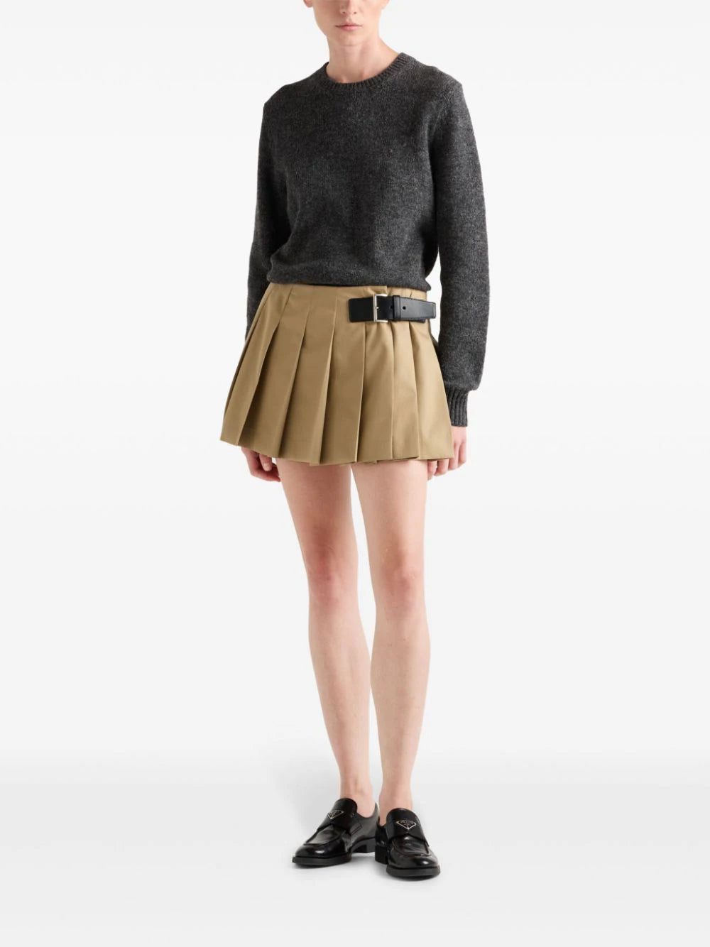 Prada buckled pleated miniskirt - Image 2
