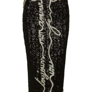 Balmain  sequin-embellished midi skirt