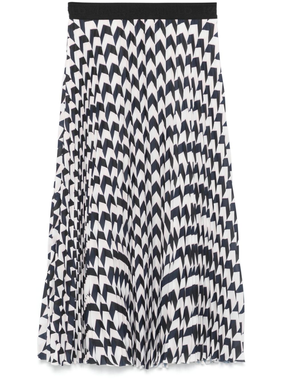 Karl Lagerfeld pleated midi skirt
