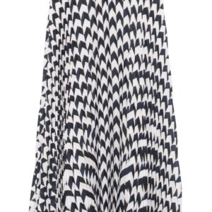 Karl Lagerfeld pleated midi skirt