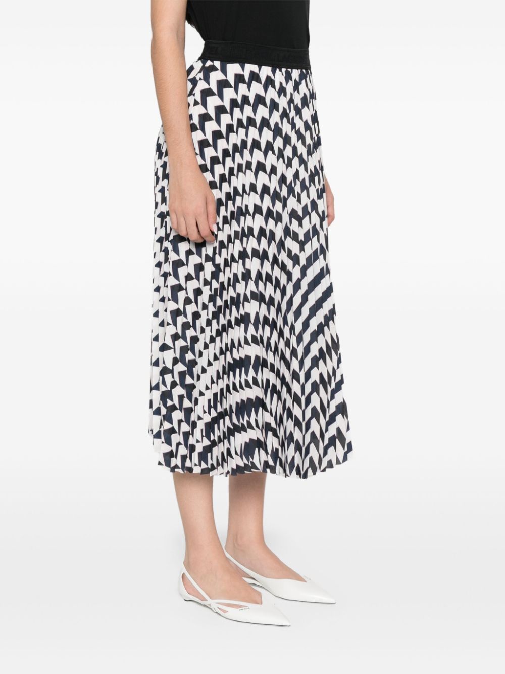 Karl Lagerfeld pleated midi skirt - Image 3