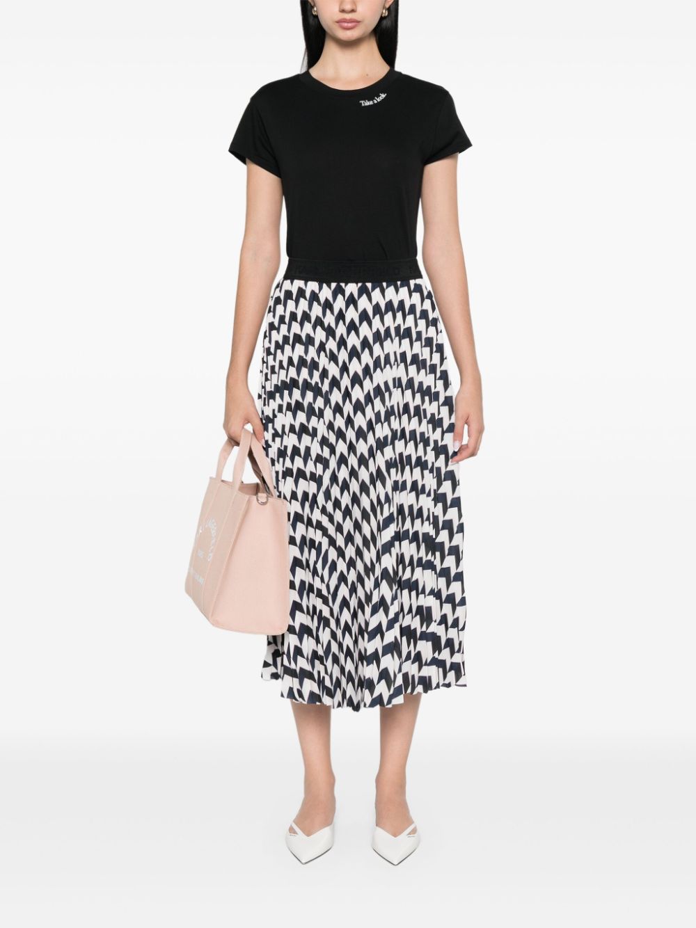 Karl Lagerfeld pleated midi skirt - Image 2