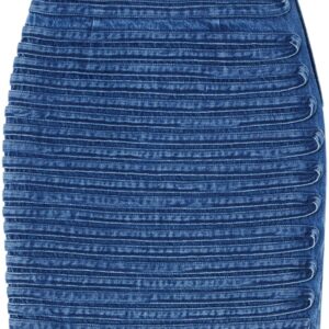 Versace  panel-detail mini skirt