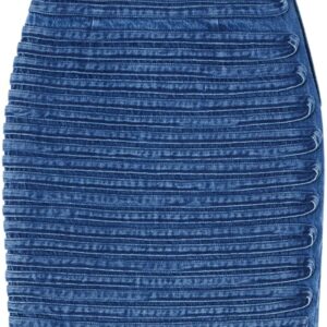 Versace  panel-detail mini skirt