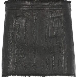 Rick Owens  denim mini skirt
