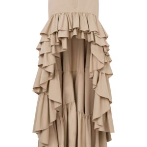Moschino  ruffled maxi skirt