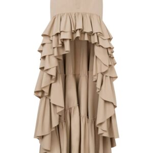 Moschino  ruffled maxi skirt