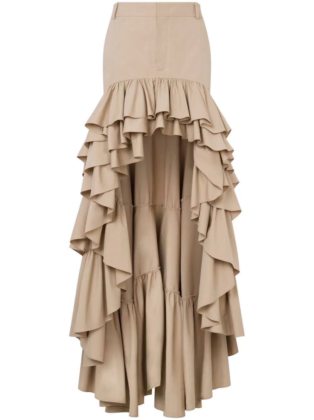 Moschino ruffled maxi skirt