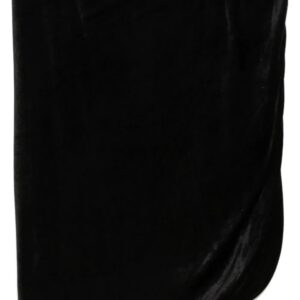 Rick Owens Lilies velvet draped skirt