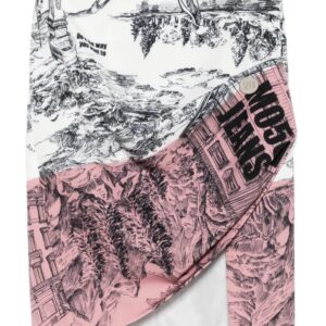 MOSCHINO JEANS  illustration-print mini skirt