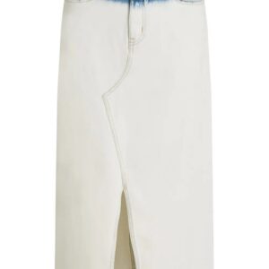 Karl Lagerfeld Jeans  ombré denim midi skirt