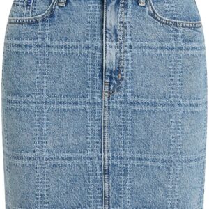Karl Lagerfeld Jeans  patchwork denim mini skirt