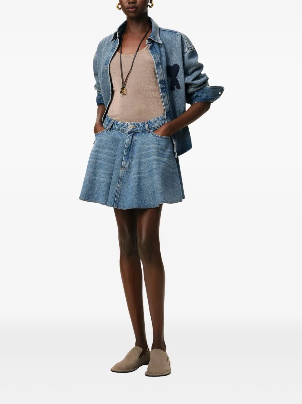 AMI Paris flared miniskirt - Image 2