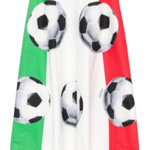 Moschino  graphic-print midi skirt