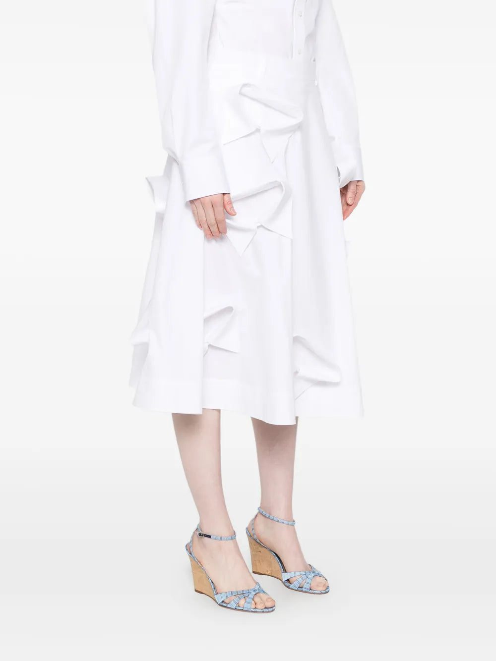 Moschino multi-collar midi skirt - Image 3