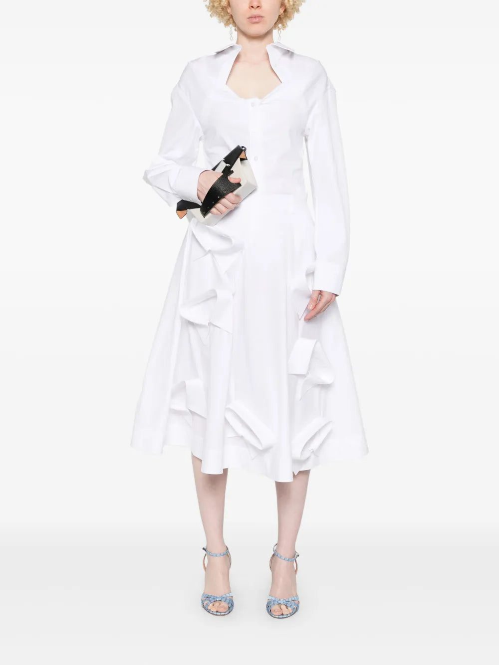 Moschino multi-collar midi skirt - Image 2