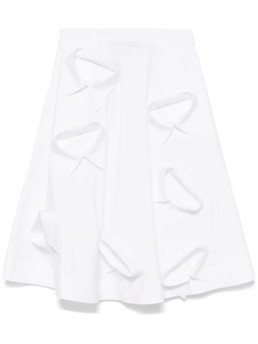 Moschino multi-collar midi skirt