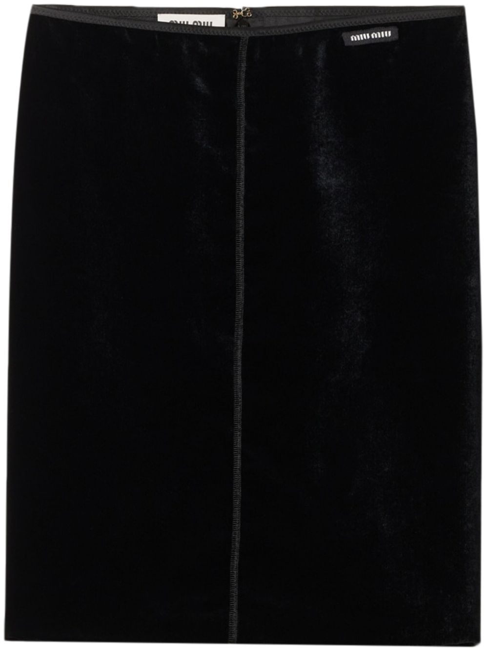 Miu Miu velvet skirt