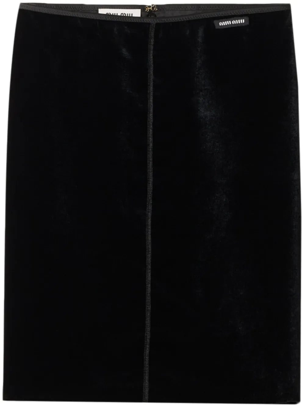 Miu Miu velvet skirt