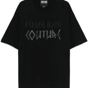 Versace Jeans Couture  logo-embroidered T-shirt