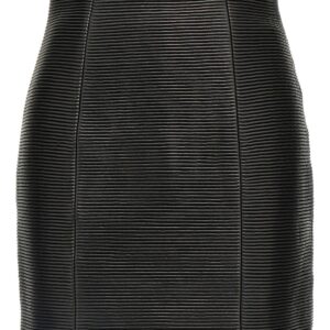 Balmain  leather skirt