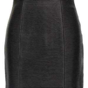 Balmain  leather skirt