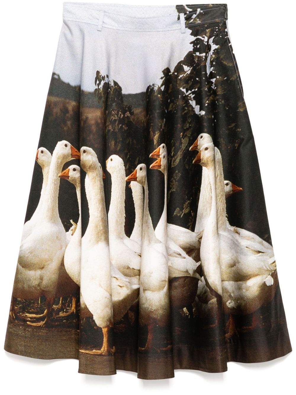 Moschino printed skirt