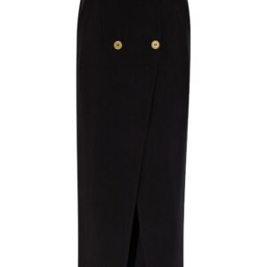 Versace Jeans Couture Baroque-buckle skirt