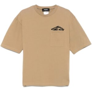 DSQUARED2 S79GC0097D20033 114Khaki T-shirt