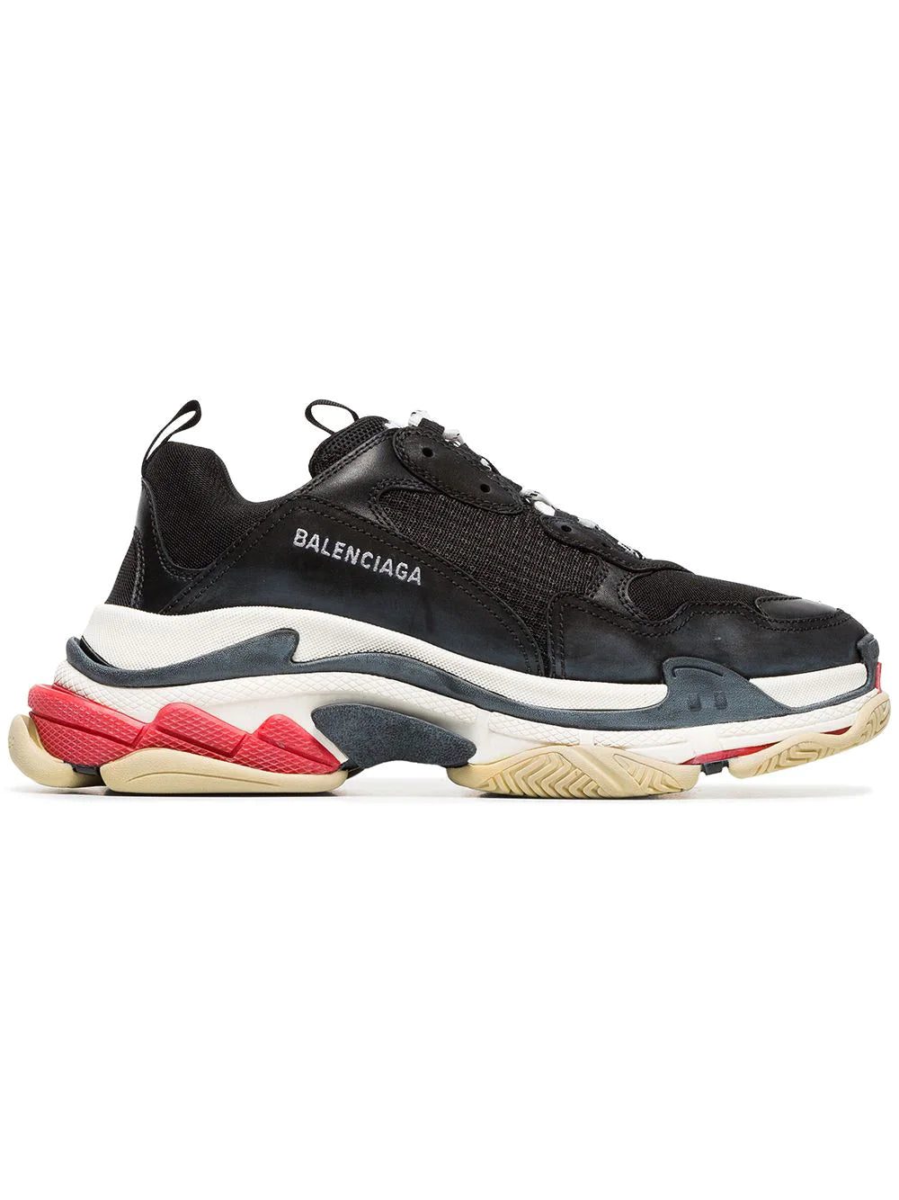 Balenciaga Triple S leather sneakers