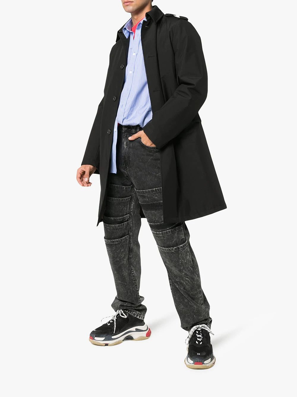 Balenciaga Triple S leather sneakers - Image 2