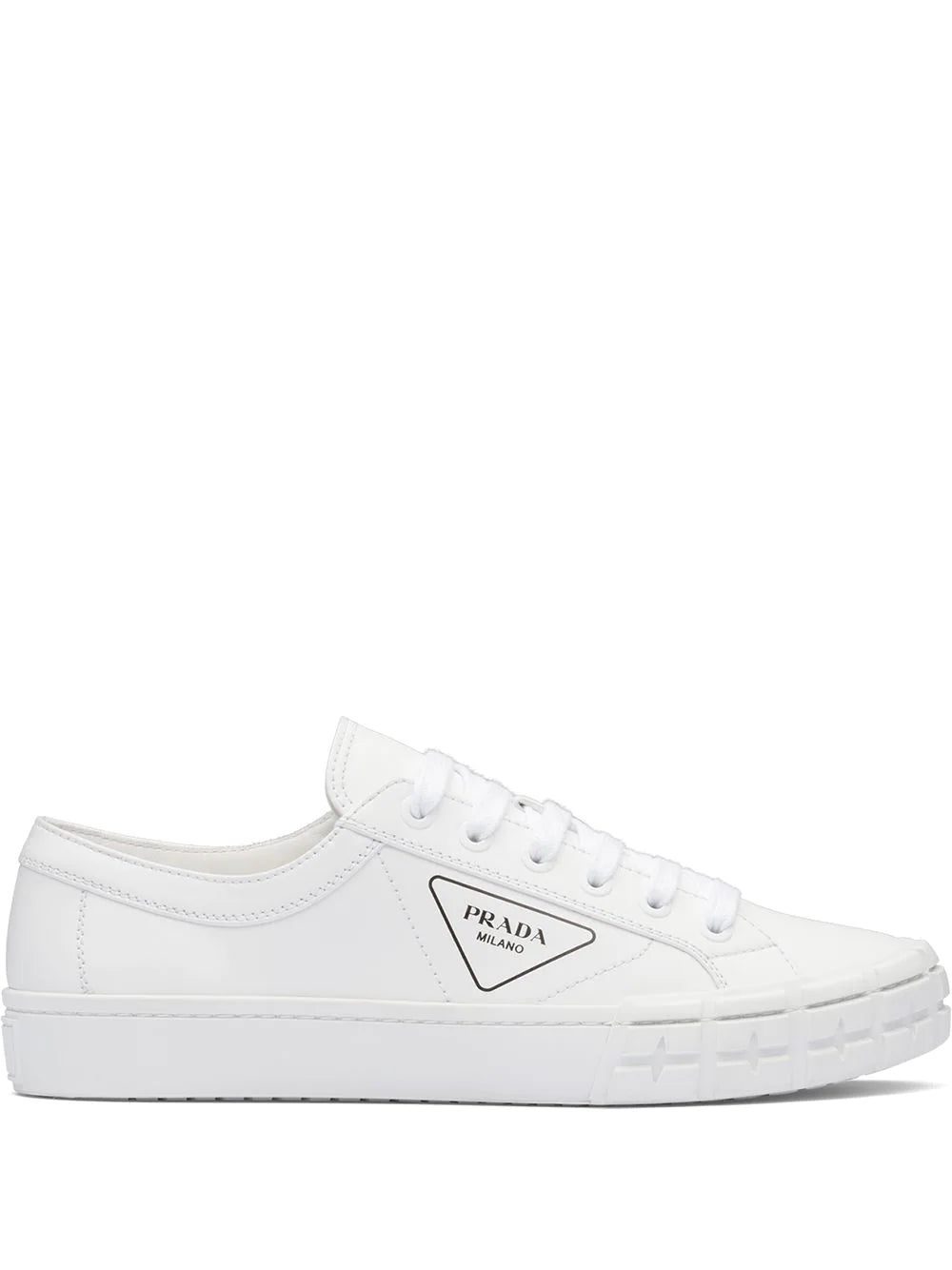Prada logo print low-top sneakers