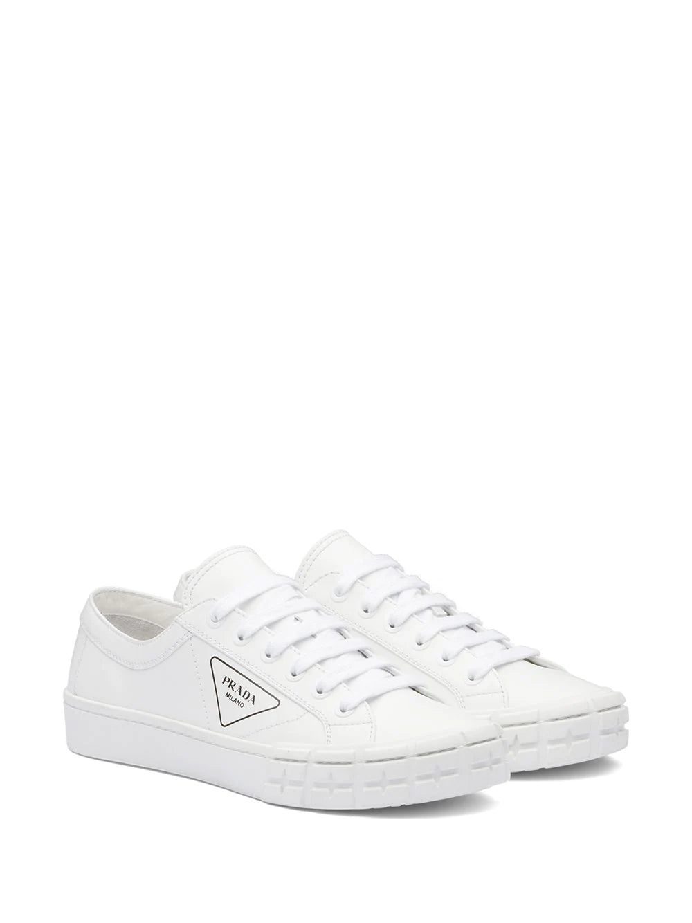 Prada logo print low-top sneakers - Image 2