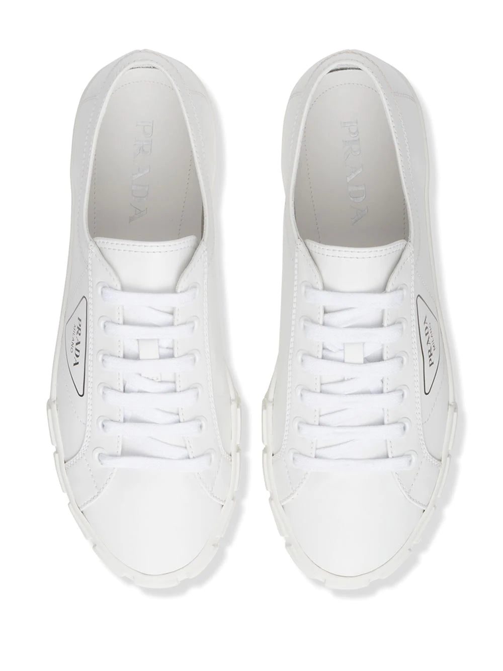 Prada logo print low-top sneakers - Image 4