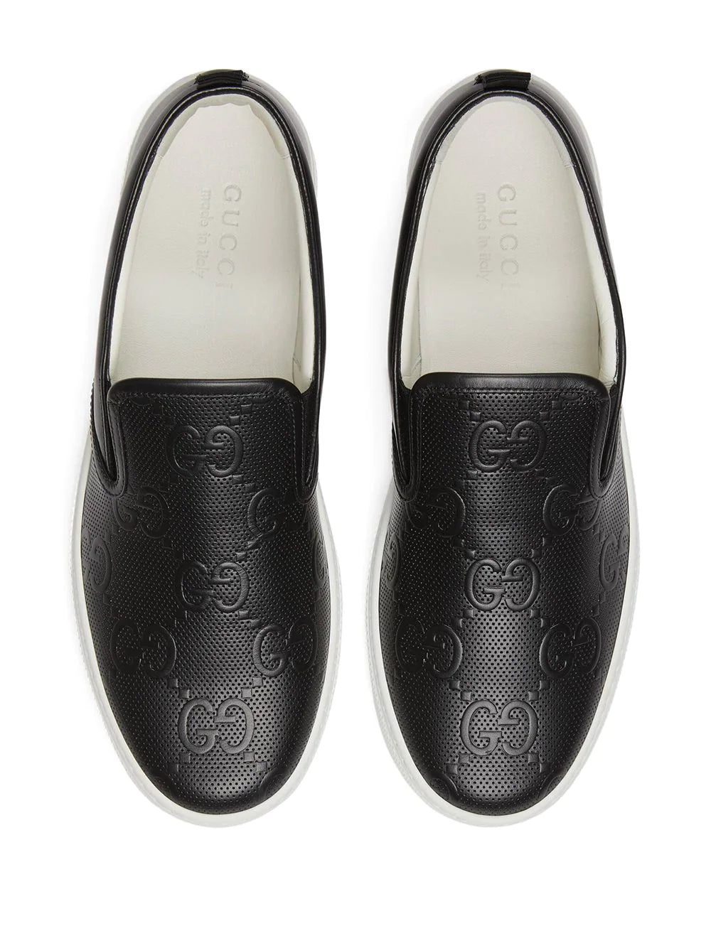 Gucci GG-embossed slip-on sneakers - Image 4
