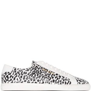 Saint Laurent  Andy leopard-print low-top sneakers