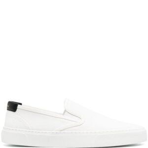 Saint Laurent  logo-print slip-on sneakers