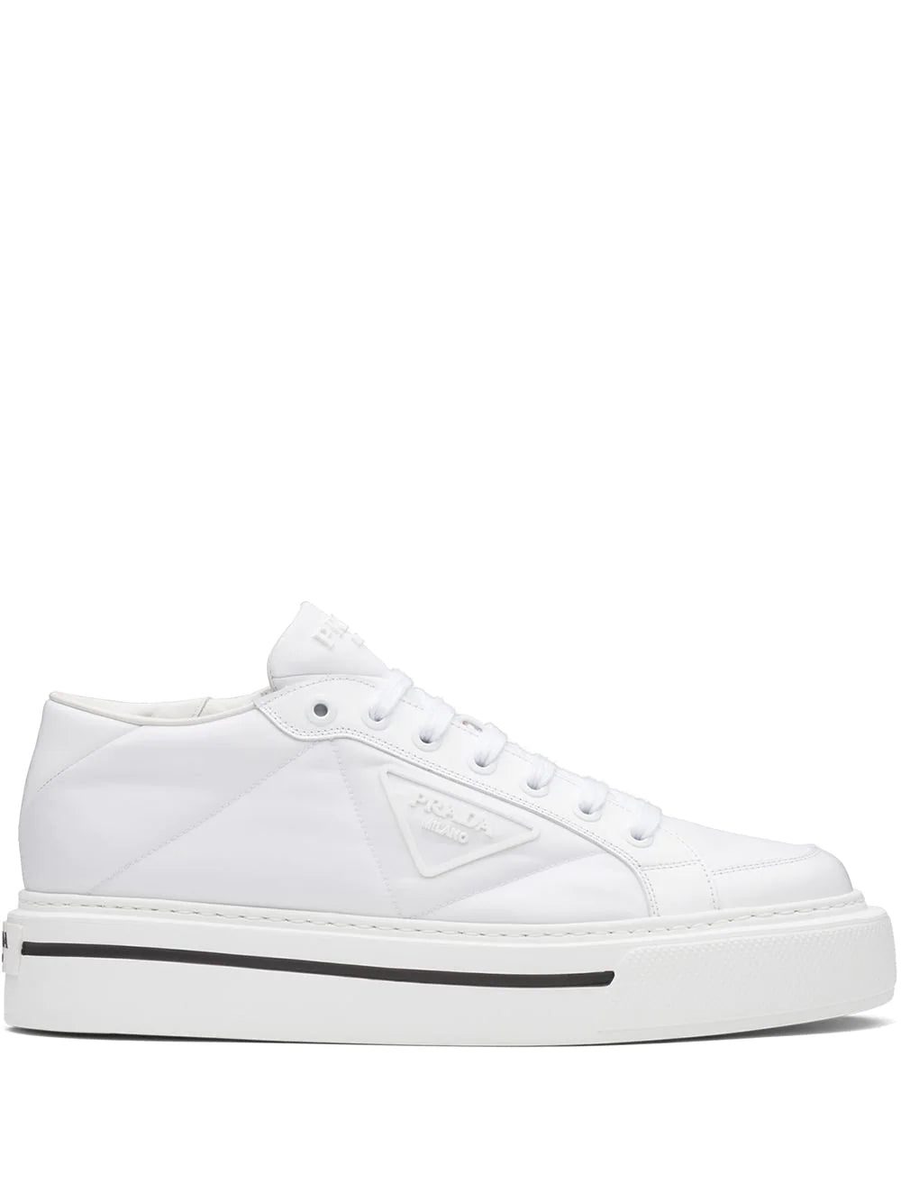 Prada Macro brushed sneakers
