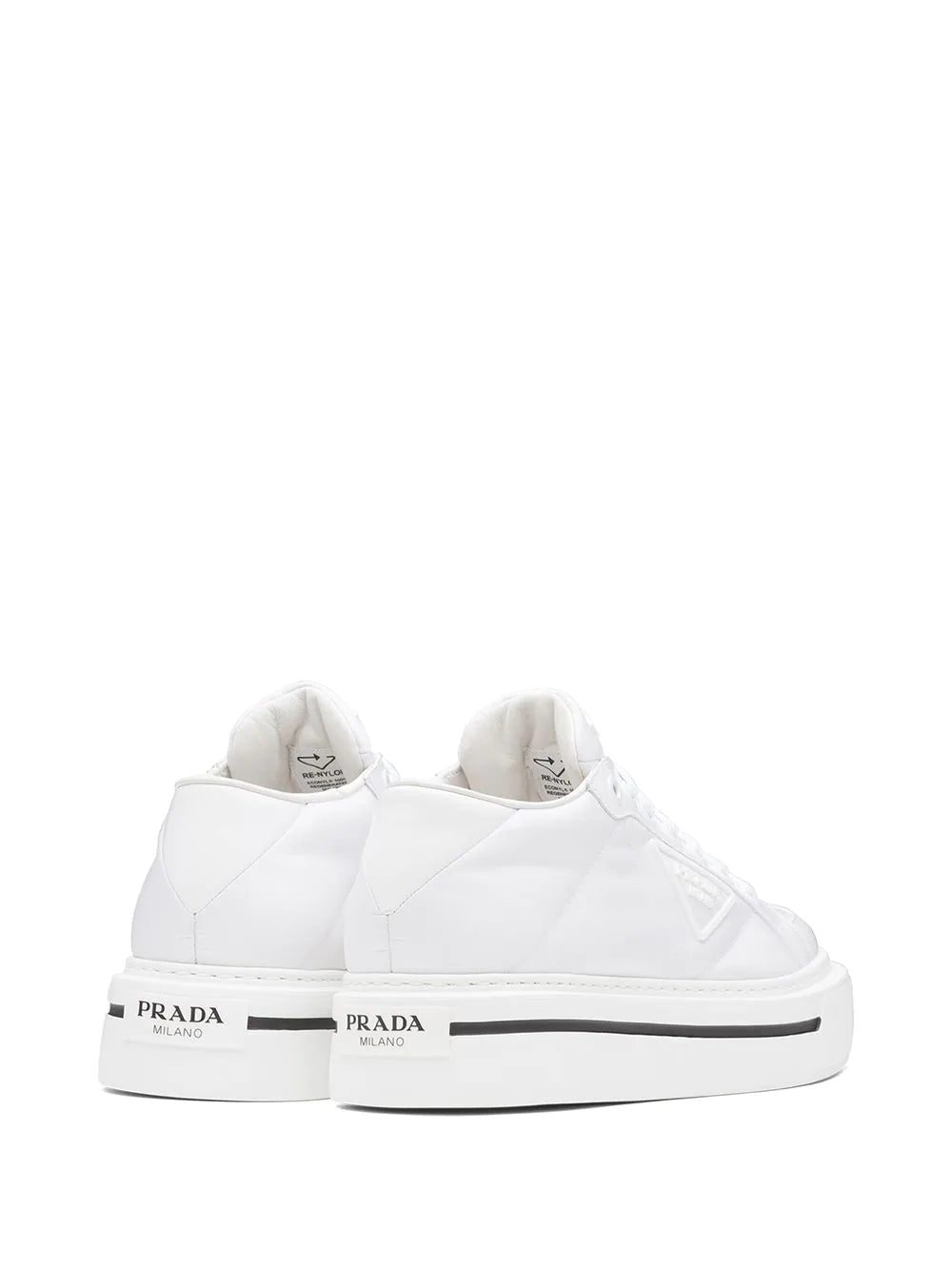 Prada Macro brushed sneakers - Image 3