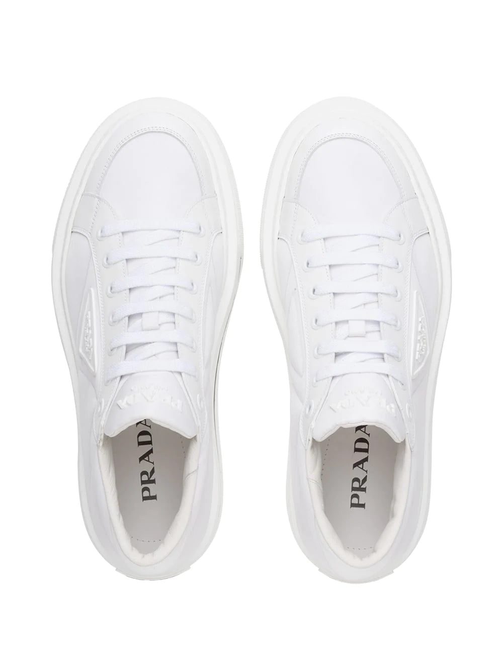 Prada Macro brushed sneakers - Image 4