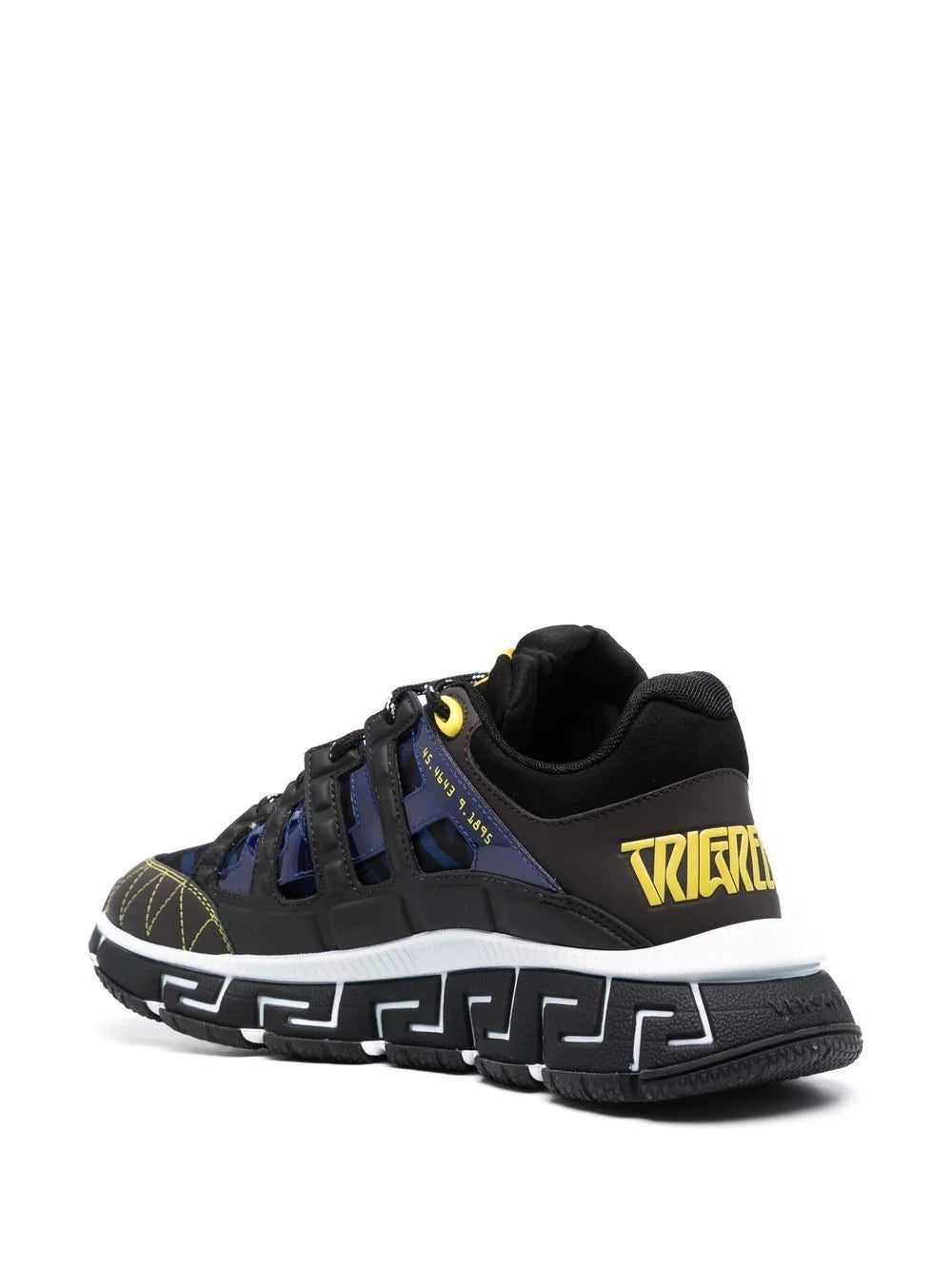 Versace Trigreca panelled cut-out sneakers - Image 3