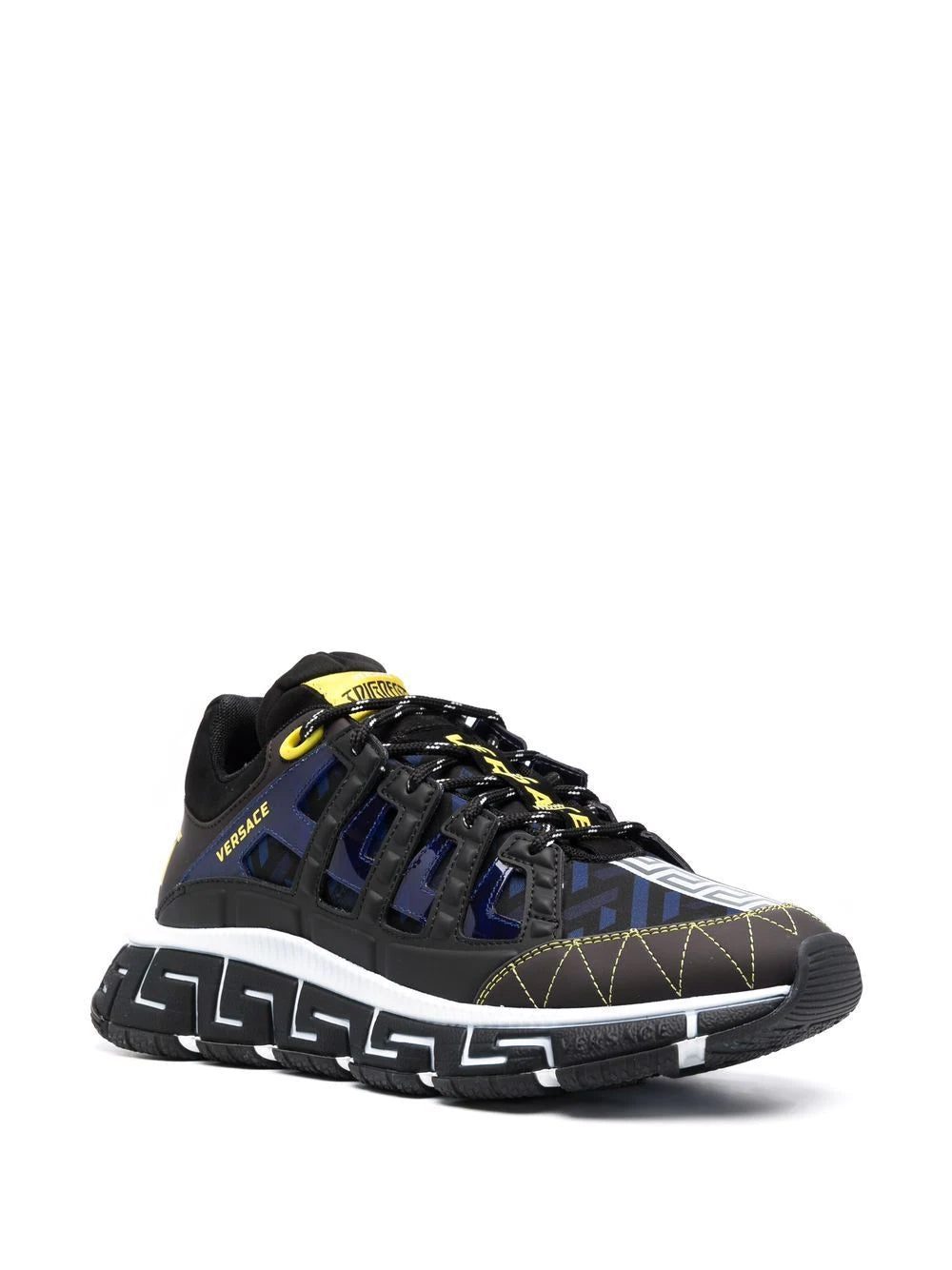 Versace Trigreca panelled cut-out sneakers - Image 2